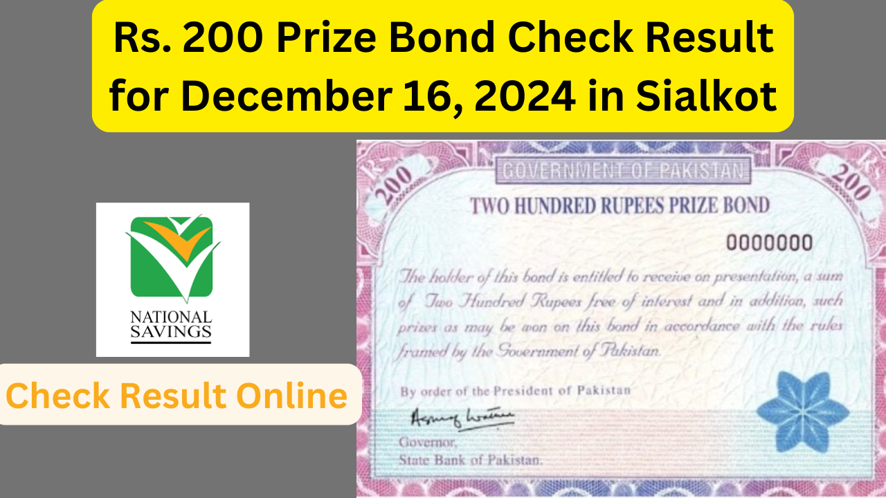 Rs. 200 Prize Bond