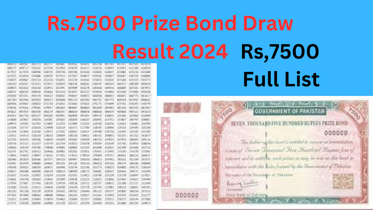 Rs.7500 Prize Bond
